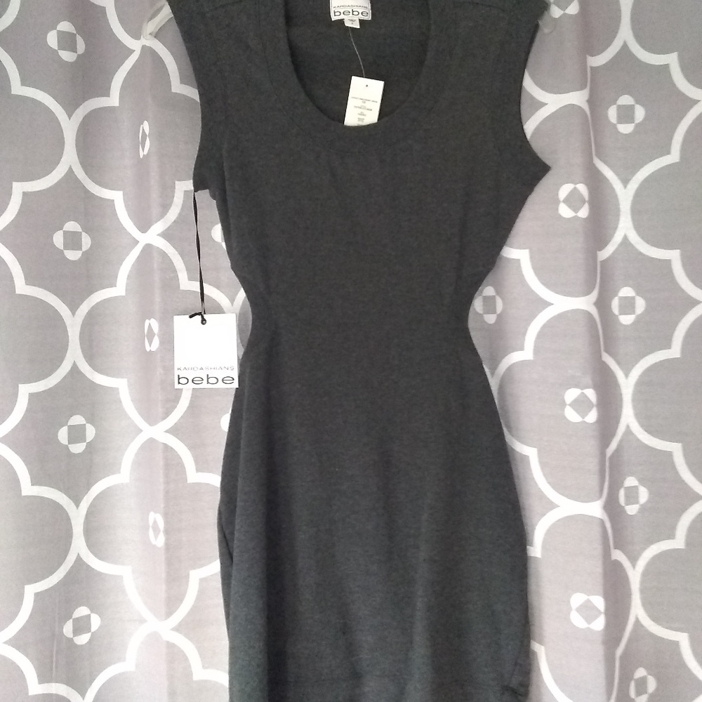 NWT Bebe Kardashian Body Con Dress with Cutout